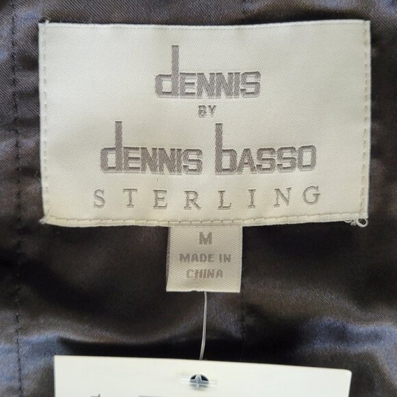 Dennis Basso Faux Fur Vegan Leather Zip Front Jacket w/ Zip-Off Sleeves NEW - Picture 10 of 14
